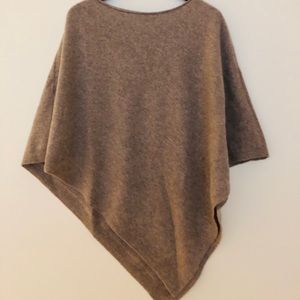 Cashmere poncho from The Cashmere project